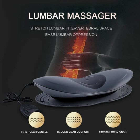Premium Waist Massager with Heat Therapy - Ergonomic design for lower back pain relief and improved posture