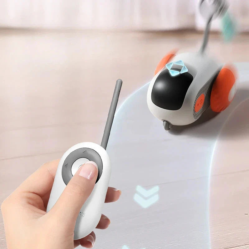 Wireless Interactive Cat Toy Car with Remote Control - Engaging Feline Fun