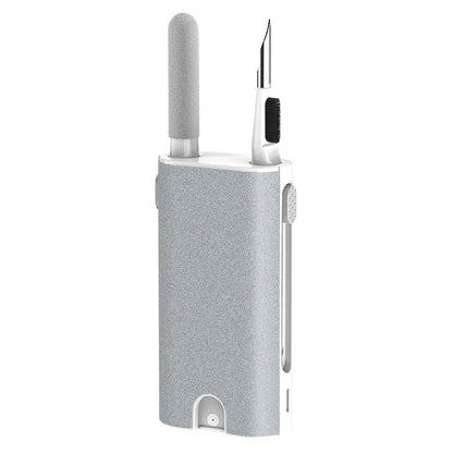 5-in-1 multi-purpose screen cleaning kit with versatile cleaning pen, soft sponge, and metal tip for phones, tablets, laptops, and more