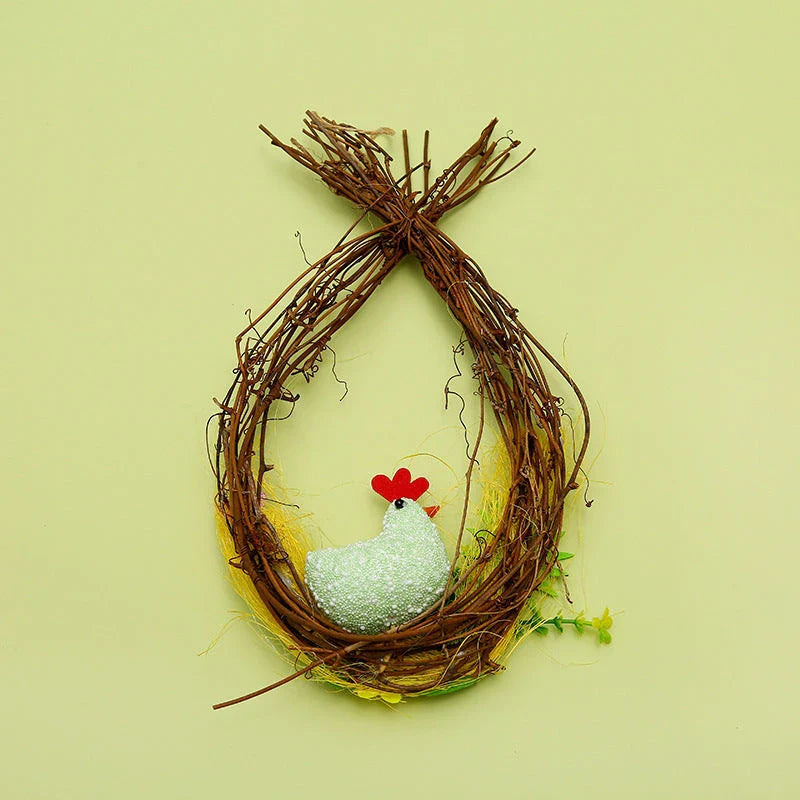 Colorful DIY Easter egg hanging decorations in various sizes and styles, perfect for springtime displays and celebrations.