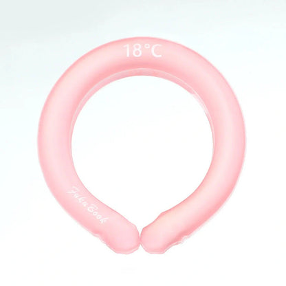 Ice Cold Neck Collar in pink, blue, and purple for summer cooling