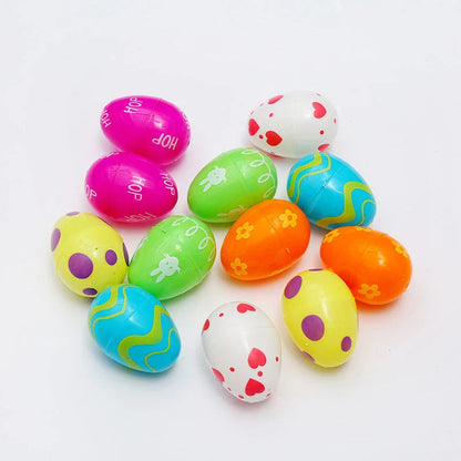 Colorful DIY Easter egg hanging decorations in various sizes and styles, perfect for springtime displays and celebrations.