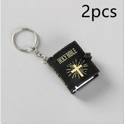 Mini Holy Bible Keychain with cross - a faith-inspired accessory for daily prayers