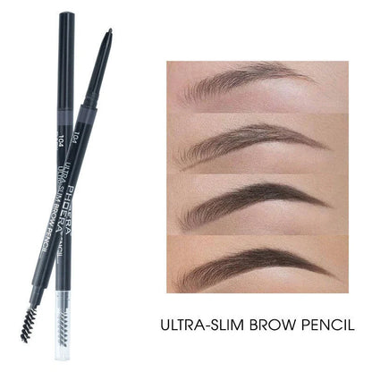 PHOERA Thin Eyebrow Pencil in five shades for precise brow definition
