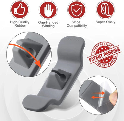 Square Winder kitchen storage accessory with super adhesive fixing belt