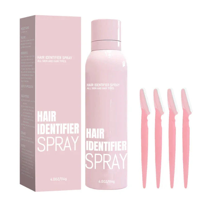 Dermaplaning Facial Hair Remover Spray - Moisturizing Set for Smooth, Radiant Skin