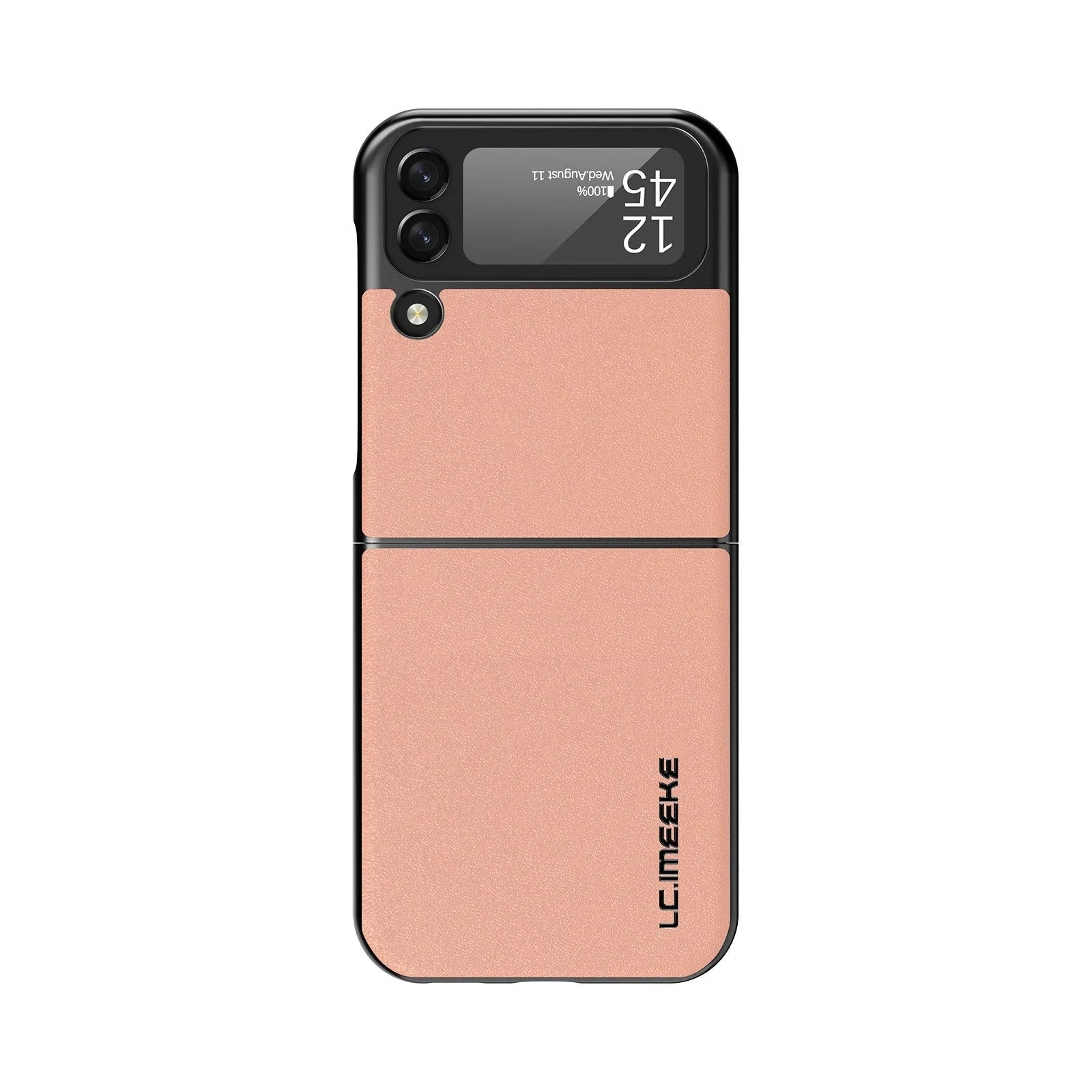 Plain Leather Phone Case for Samsung Galaxy Z Flip3 in various colours