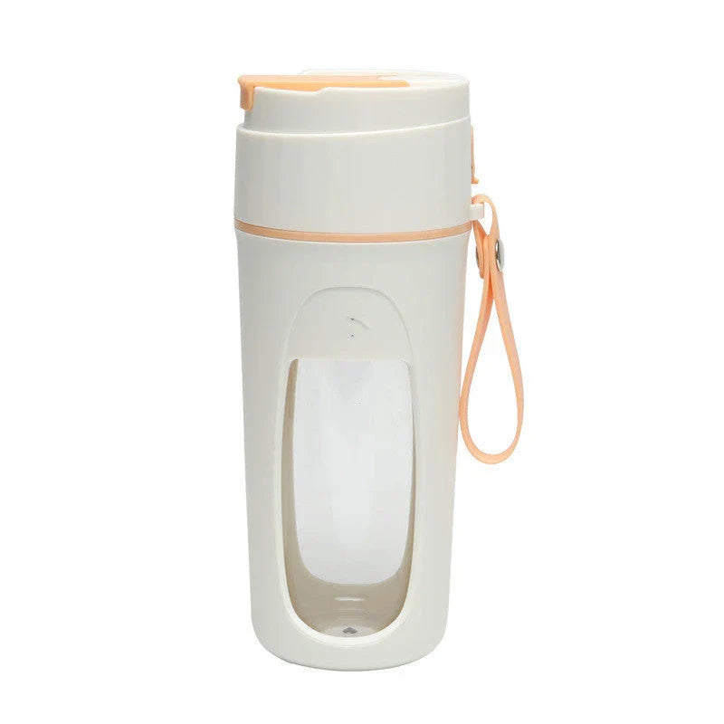 Rechargeable portable blender with USB charging, perfect for outdoor juicing and smoothie making