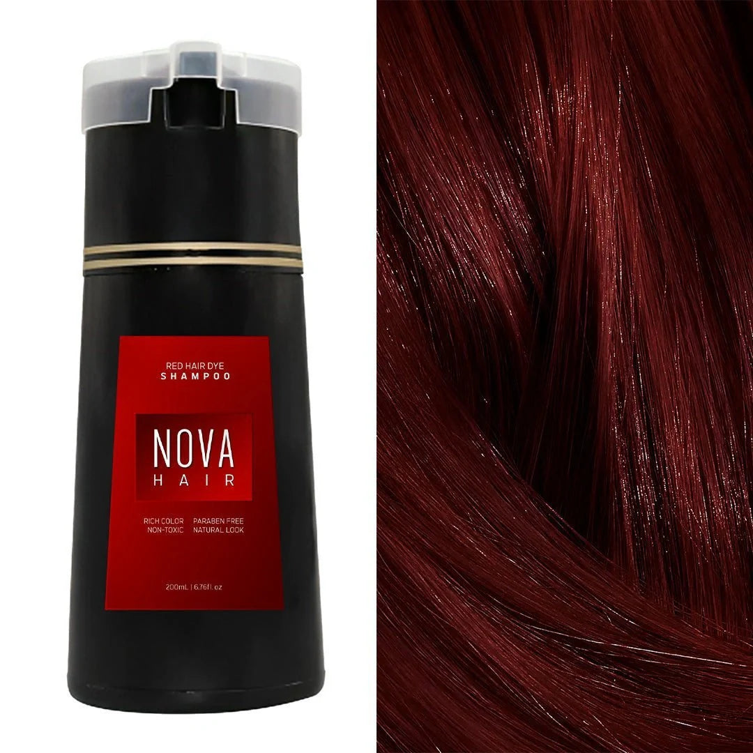 3-in-1 Hair Dye Shampoo for quick grey coverage and hair nourishment