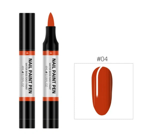 24 colour nail polish painting pen set for 3D nail art designs