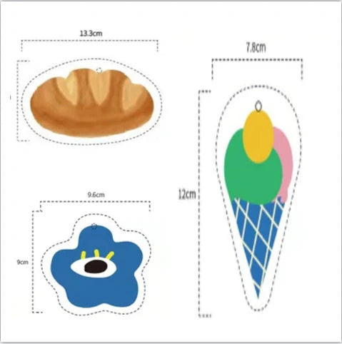 Bamboo fibre cartoon dish towel with various fun designs for kitchen use