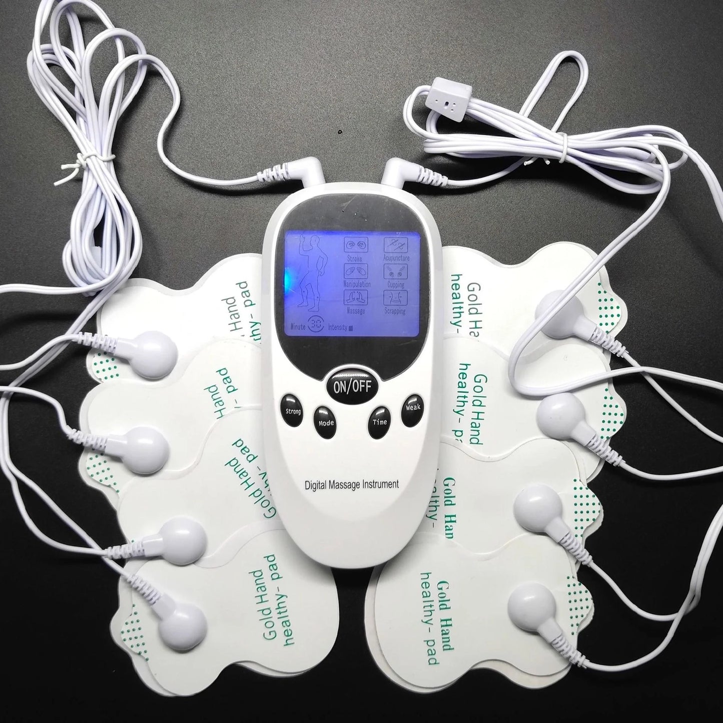 Dual Channel TENS Massager with six stimulation modes for pain relief