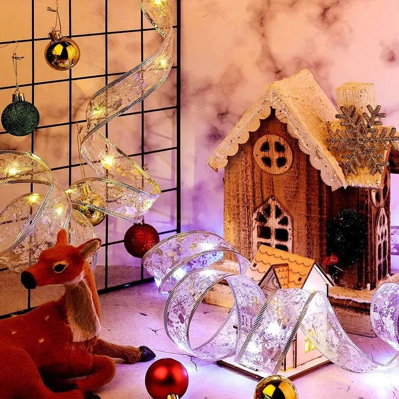 Waterproof Fairy Garland LED Ball String Lights in blue, warm white, white, and multicolour options