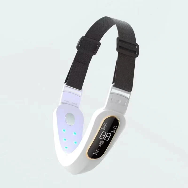 Microcurrent Face Massager with EMS and LED Photon Therapy for V Shape Slimming