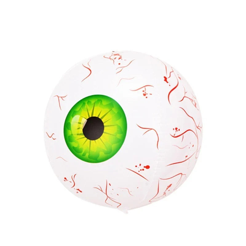 Halloween Eyeball Balloon with vivid bloodshot design for spooky decorations