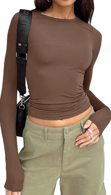 Stylish women's polyester pullover tops in a variety of colours and sizes