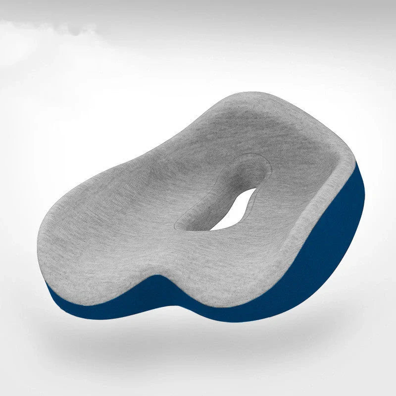Ergonomic memory foam seat cushion in various colours for office and car use