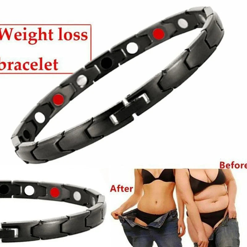 Premium weight loss and slimming bracelet with rhombus design for arthritis pain relief and improved circulation