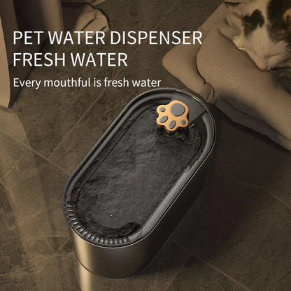 Quiet 3L Automatic Pet Water Fountain with LED Lights for Dogs and Cats - Premium Hydration Solution