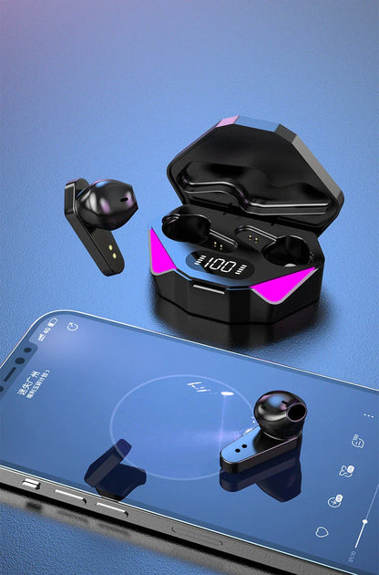 Premium wireless gaming headphones with noise cancellation and Bluetooth connectivity for immersive audio and clear team communication