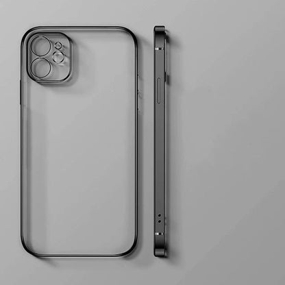 Transparent and ultra-thin mobile phone case in various colours for iPhone 12 Pro Max