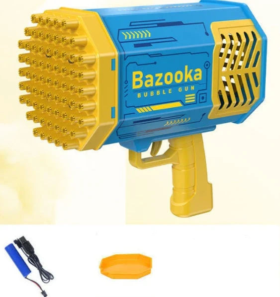 Extraordinary Bubble Blaster with 69 bubble-producing holes, creating a cloud of colourful bubbles for endless fun and entertainment