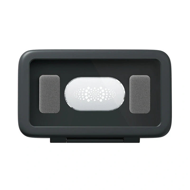 Waterproof shower phone holder with touch screen access and anti-fog window