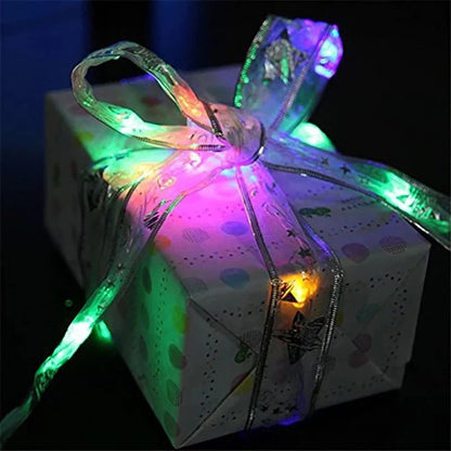 Waterproof Fairy Garland LED Ball String Lights in blue, warm white, white, and multicolour options