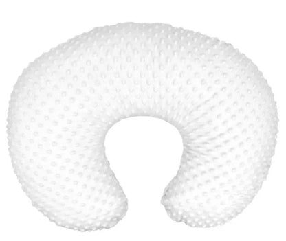 U-shaped nursing pillow pillowcase in coral fleece, available in multiple colours
