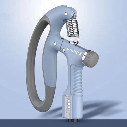 Smart Counting Grip with adjustable resistance for hand and forearm training