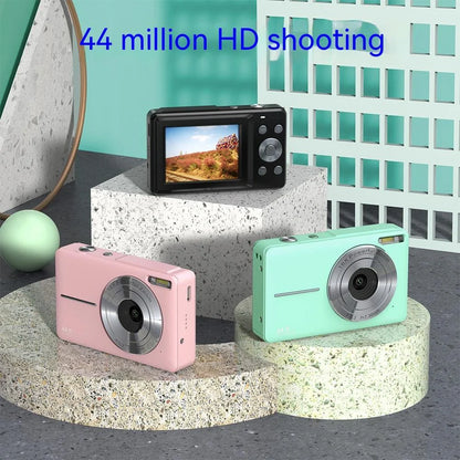Kids' HD mini digital camera for capturing high-quality photos and videos