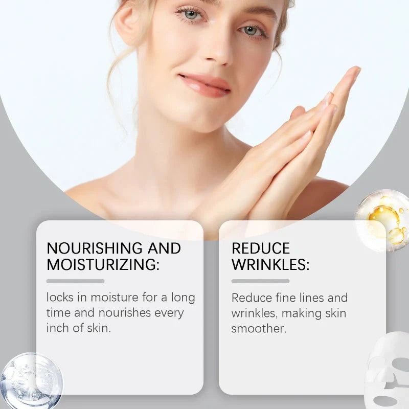 Bio Collagen True Deep Mask for overnight facial hydration and anti-aging