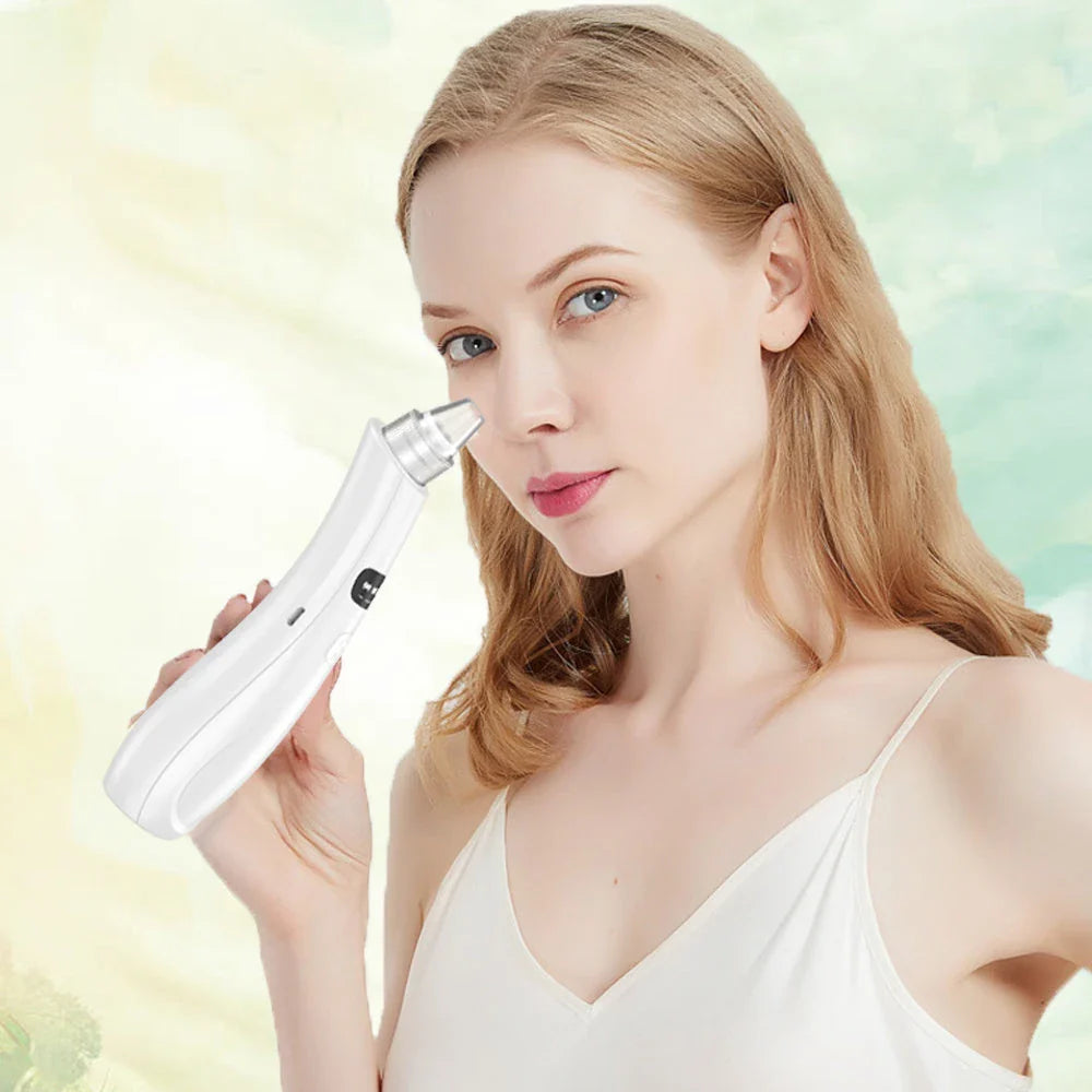 Premium Pore Suction Blackhead Remover with Adjustable Suction Settings and Interchangeable Tips for Deep Cleansing and Glowing Skin