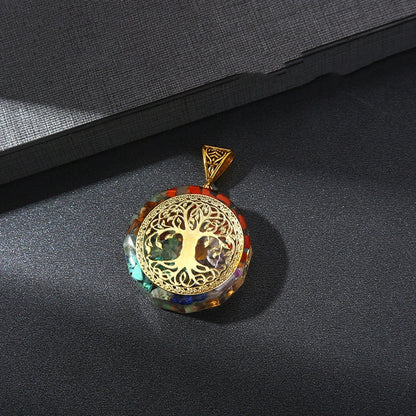 Elegant Chakra-Infused Crystal Pendant: Mindful British-Designed Jewellery for Spiritual Wellness
