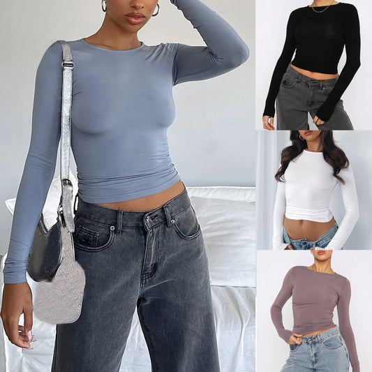 Stylish women's polyester pullover tops in a variety of colours and sizes