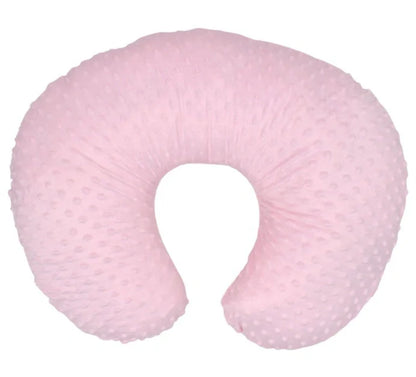 U-shaped nursing pillow pillowcase in coral fleece, available in multiple colours