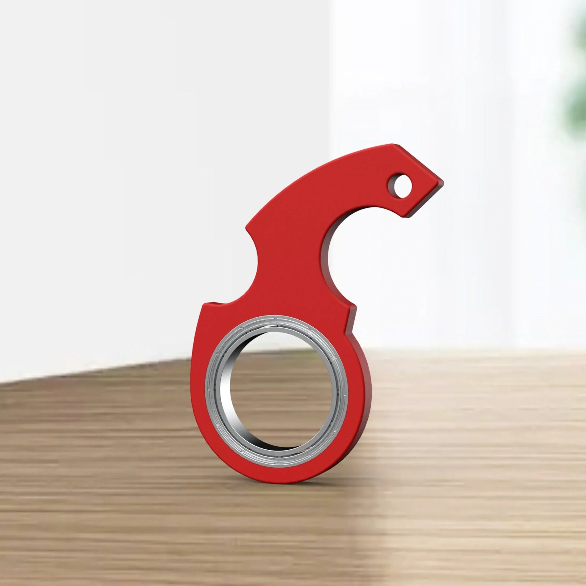 Premium fidget spinner keychain made with durable zinc alloy, available in multiple vibrant colours for stress relief and improved focus