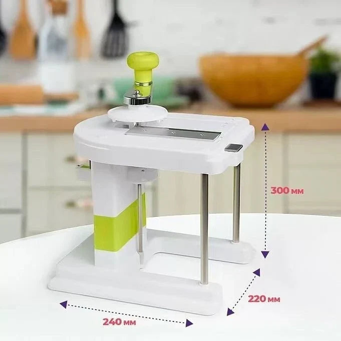 Premium multifunctional vegetable slicer and grater with stainless steel blades for slicing, chopping, and shredding a variety of ingredients