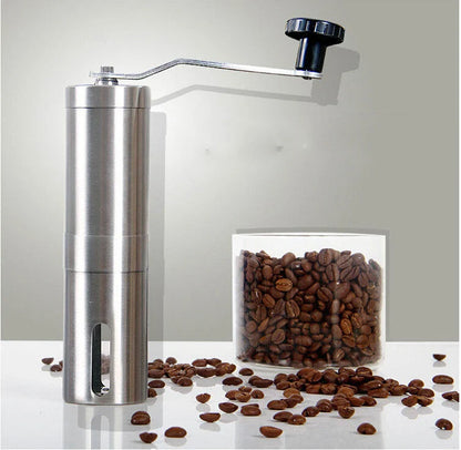 Stainless Steel 304 Hand Coffee Machine with ergonomic anti-slide design