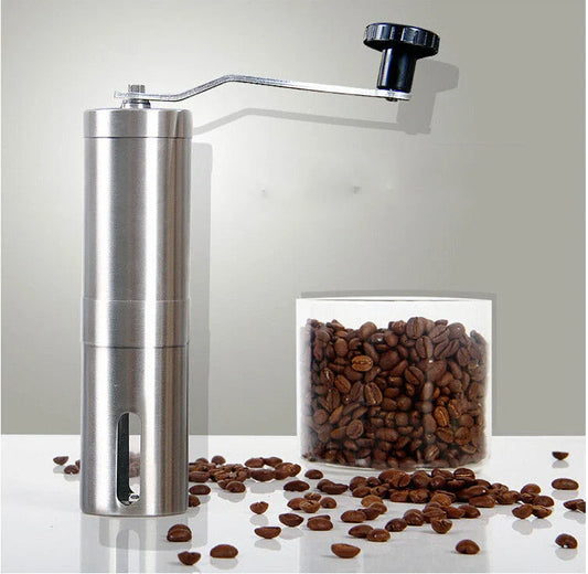 Stainless Steel 304 Hand Coffee Machine with ergonomic anti-slide design