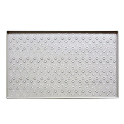 Waterproof and easy-to-clean silicone pet mat in various colours, designed for the comfort and convenience of dogs and cats in the UK.