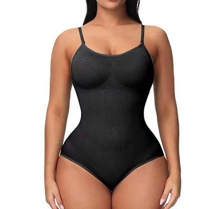 Women's Nylon Suspender Jumpsuit in various colours for body-shaping and style