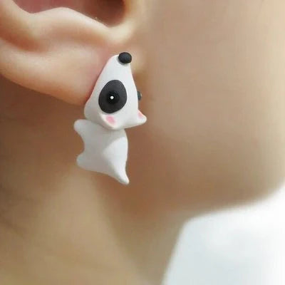 Playful animal bite earrings featuring dinosaur and whale designs, perfect for adding a quirky touch to your style.