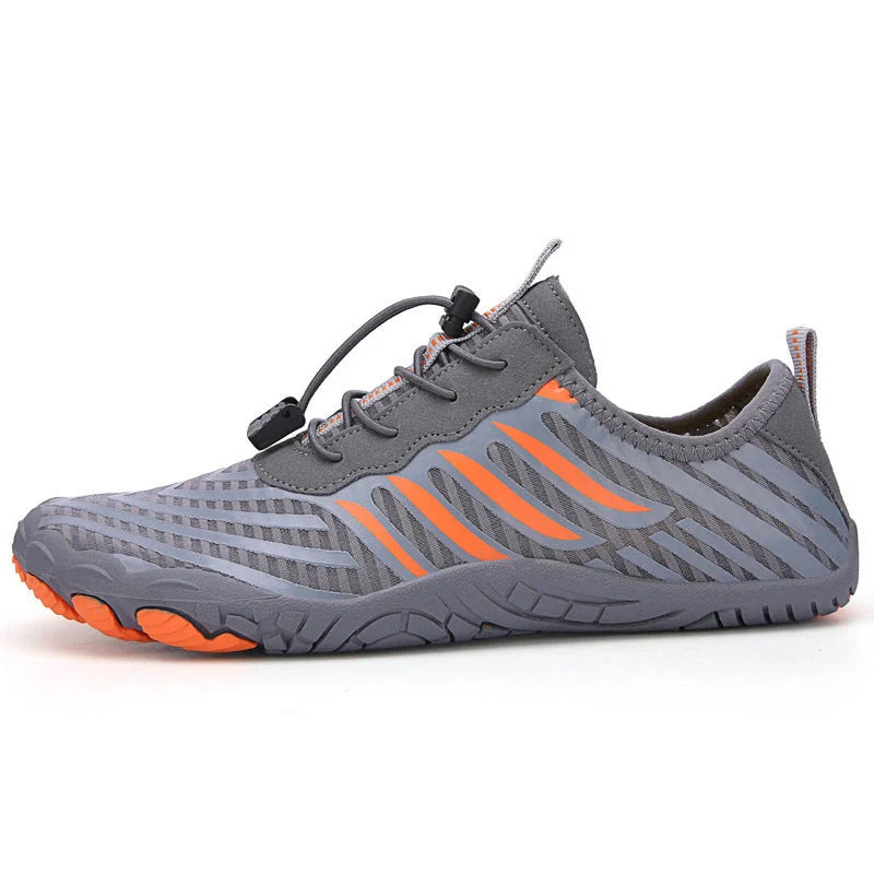 Leisure swimming wading shoes in grey, black, white, and moonlight colours