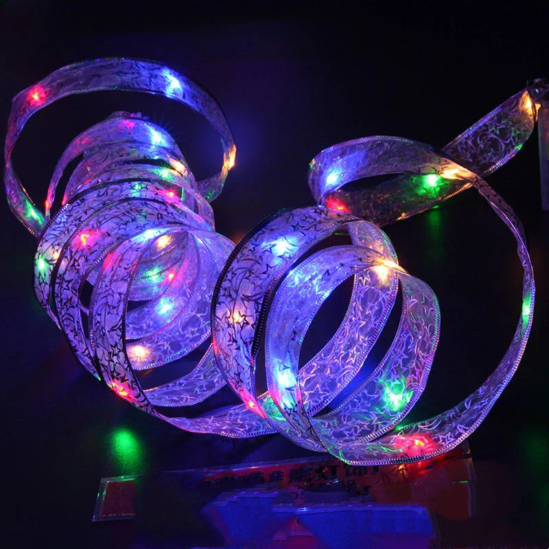Waterproof Fairy Garland LED Ball String Lights in blue, warm white, white, and multicolour options
