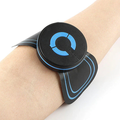 Compact rechargeable electric massager for relieving neck and shoulder tension