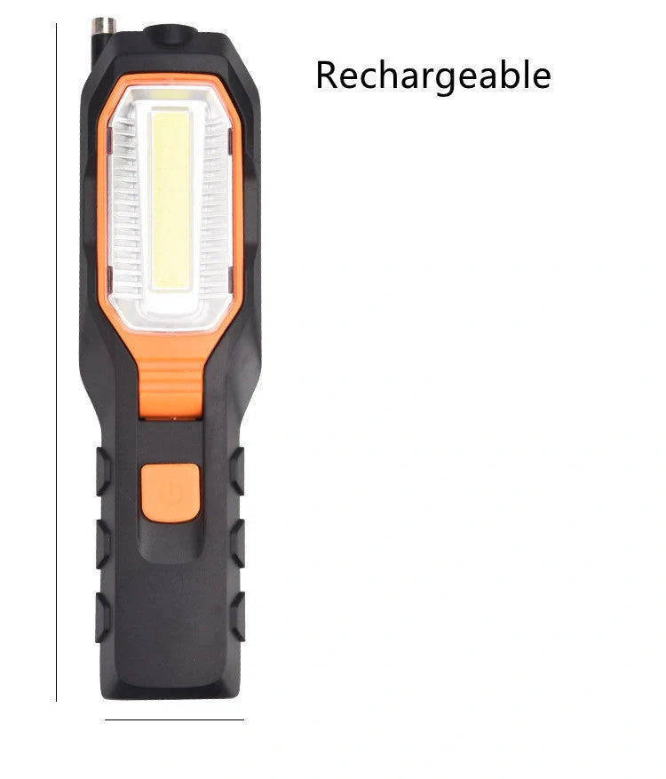 COB Strong Searchlight Rechargeable LED Portable Multi-function Auto Repair Light with multiple light modes
