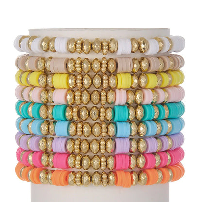 Stylish Bohemian 9 Bracelets Set for summer beach outings and festivals