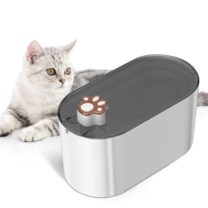 Quiet 3L Automatic Pet Water Fountain with LED Lights for Dogs and Cats - Premium Hydration Solution