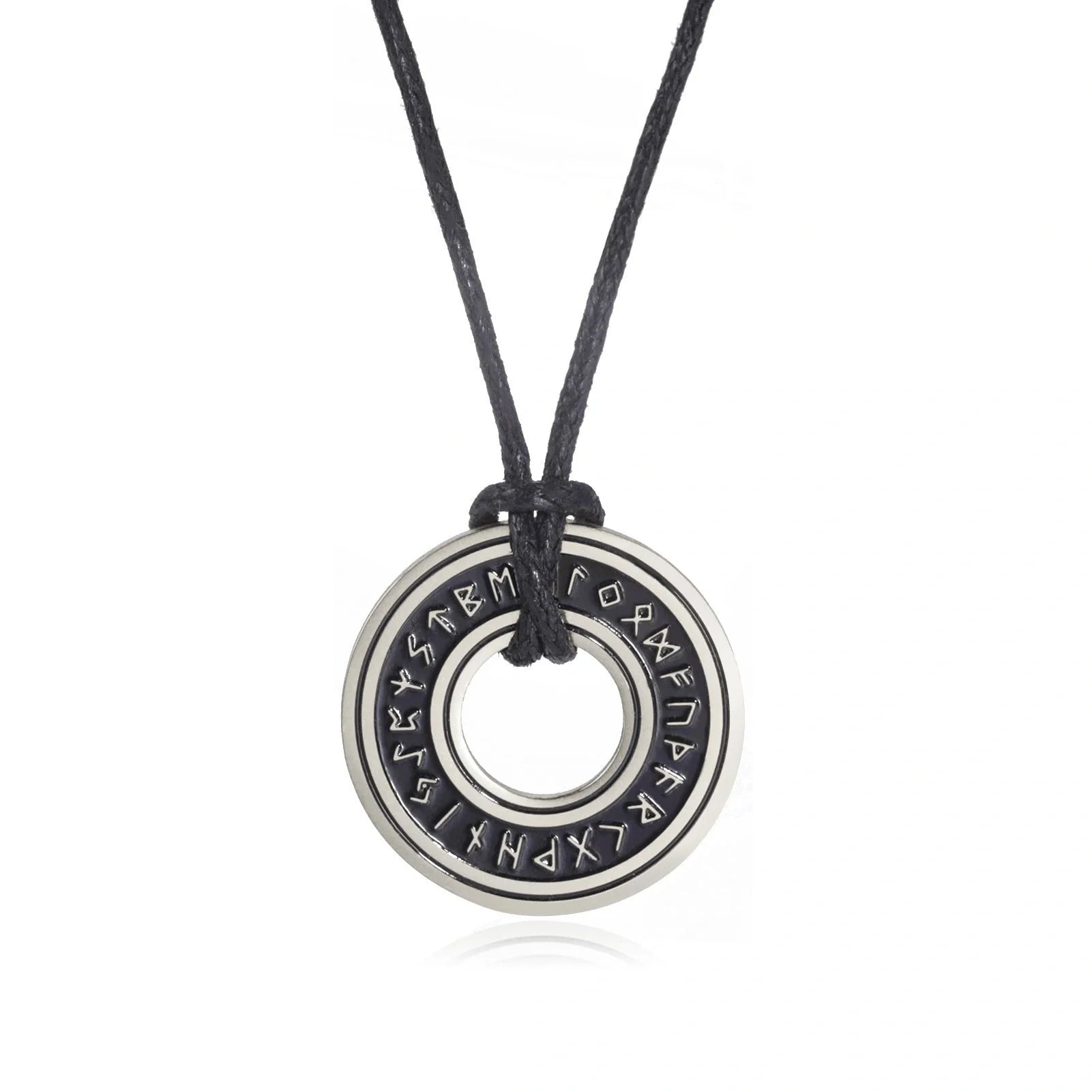 Vintage Norse rune necklaces for men, featuring a range of intricate Viking symbols and designs crafted from premium stainless steel